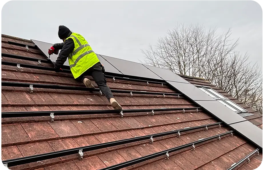 solar panel installation
