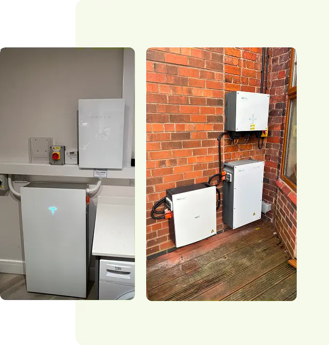 Battery storage Areas